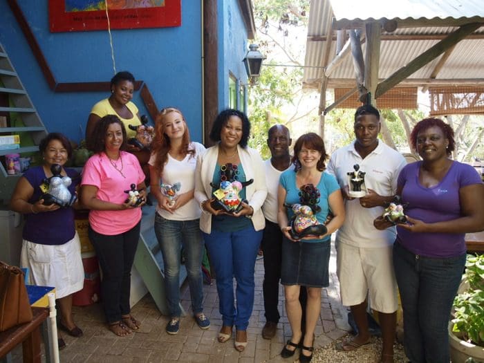 Minister Fransisca was here to visit