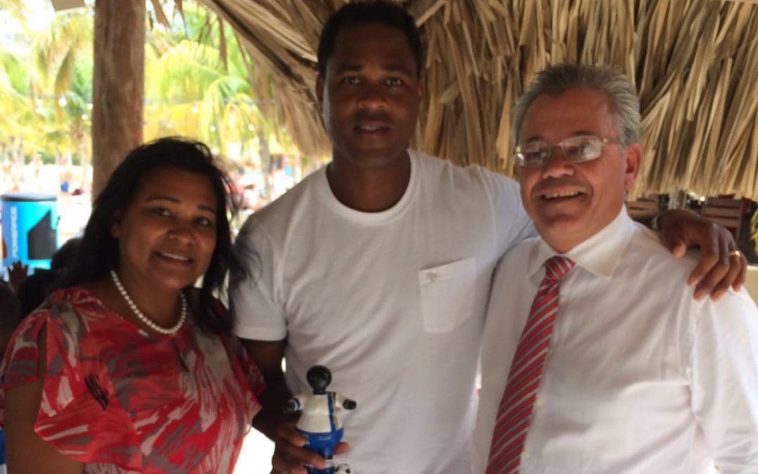 Patrick Kluivert With Soccer Bubu