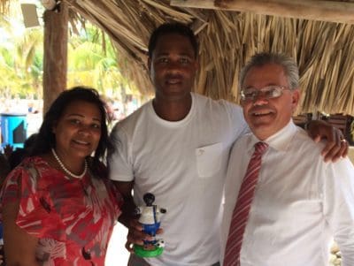 Patrick Kluivert With Soccer Bubu