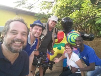 Visit of Série JR Noticia Brasil in our workshop