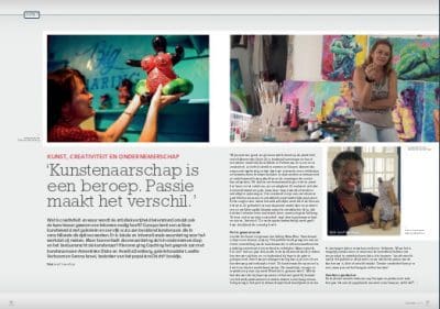 Serena in Coaching Magazine about Art