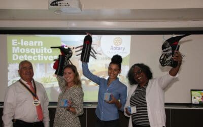 Mosquito E-learns at Rotary Club of Curacao