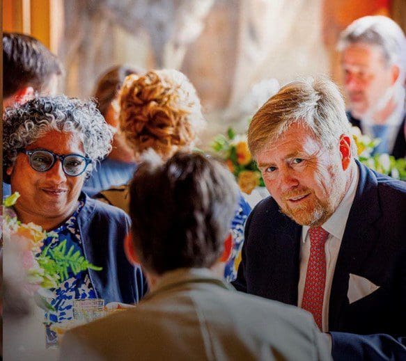 Maya Mathias invited to a royal lunch