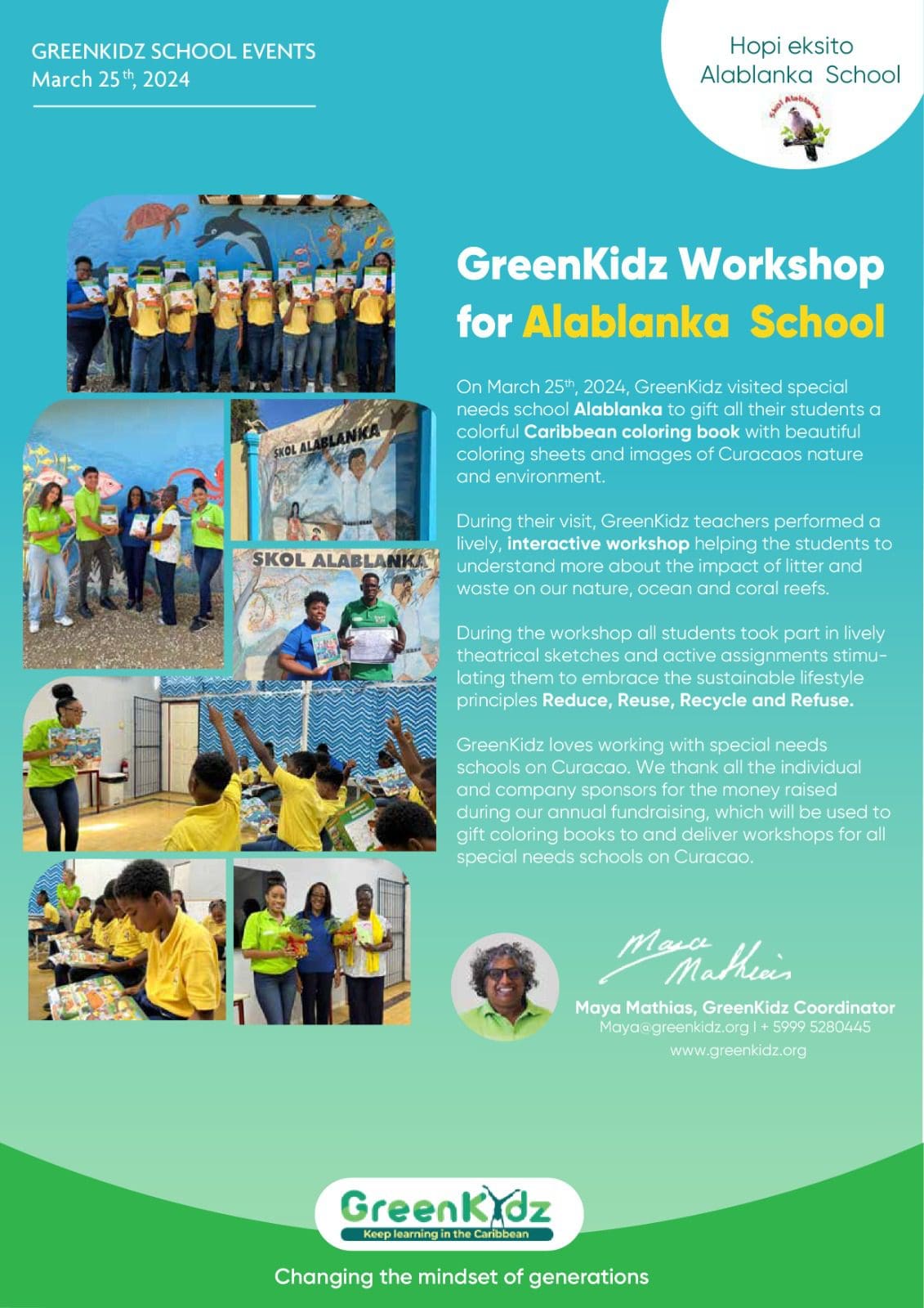 GreenKidz workshop alablanca 25 maart