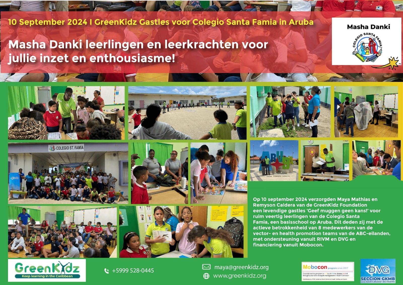 Collage GK Gastles Aruba september 2024