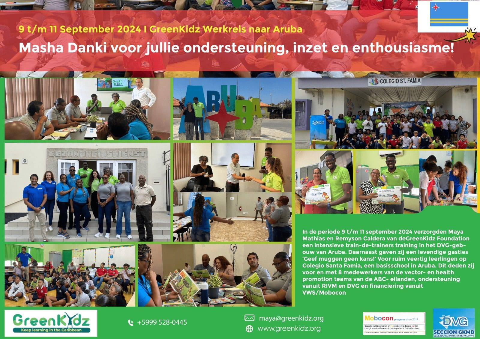 Collage GK Werkreis Aruba september 2024