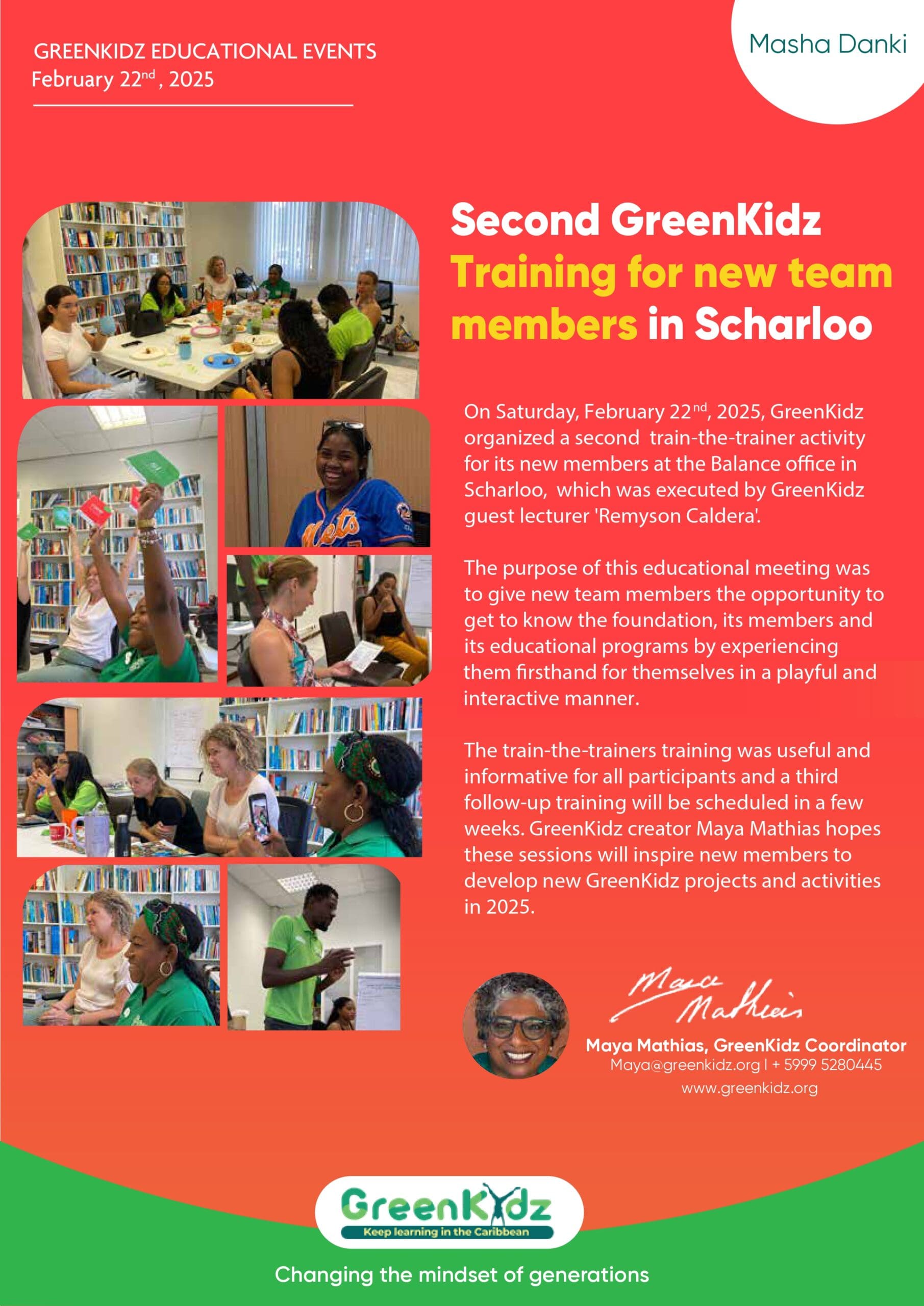 GreenKidz Second GreenKidz Training