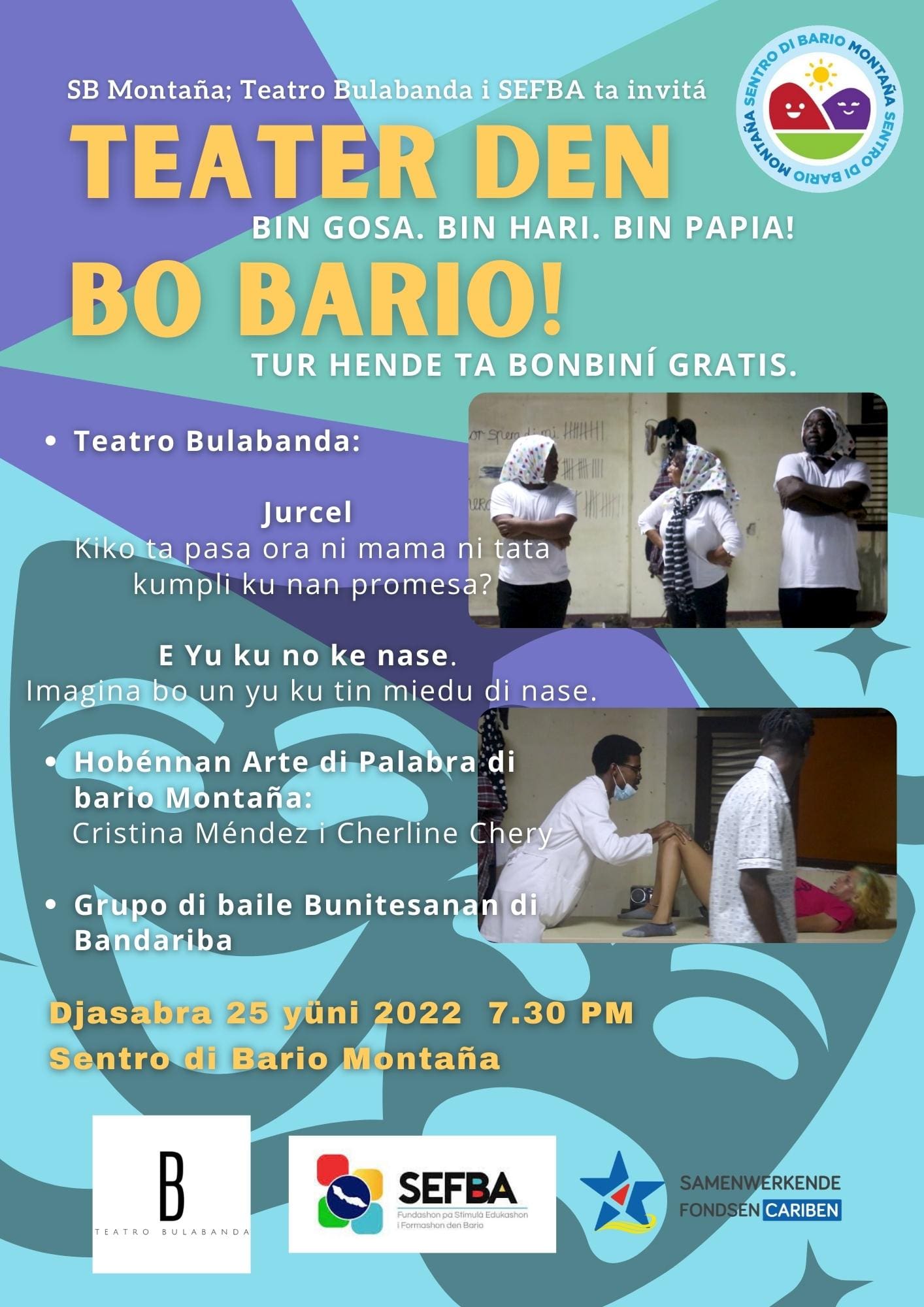 Teater den bario Flyer