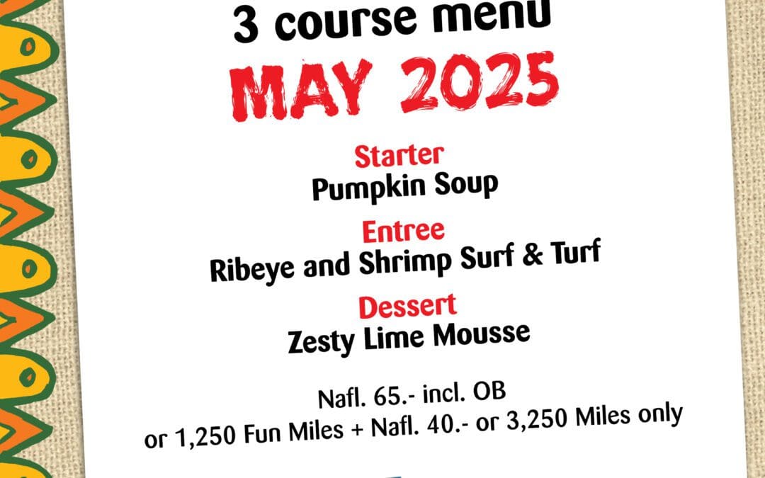 Speciaal 3-gang menu